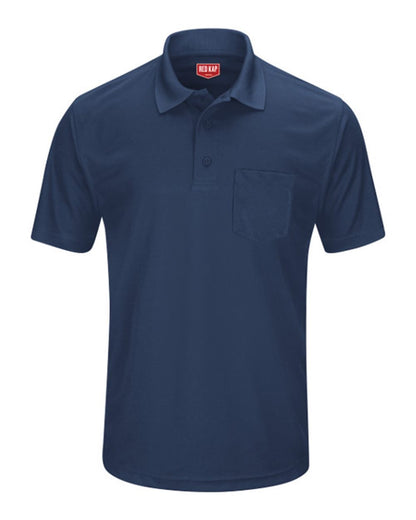 Red Kap Men's Performance Knit Pocket Polo SK98 Red Kap Men's Performance Knit Pocket Polo SK98