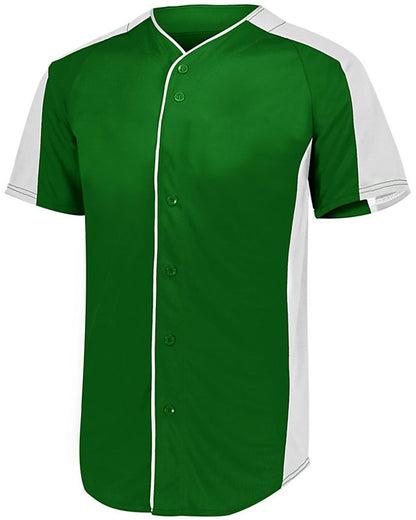 Augusta Sportswear Full Button Baseball Jersey 1655 Augusta Sportswear Full Button Baseball Jersey 1655