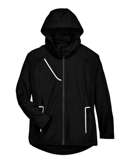 Team 365 Women's Dominator Waterproof Jacket TT86W #color_Black