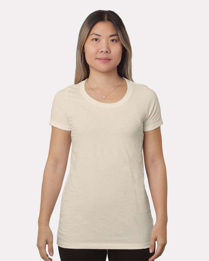 Bayside Women's Fine Jersey T-Shirt 9625 #color_Cream