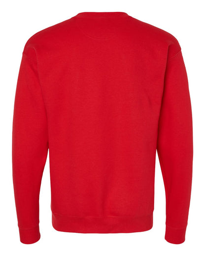 Hanes Unisex Perfect Sweats Crewneck Sweatshirt RS160 #color_Athletic Red