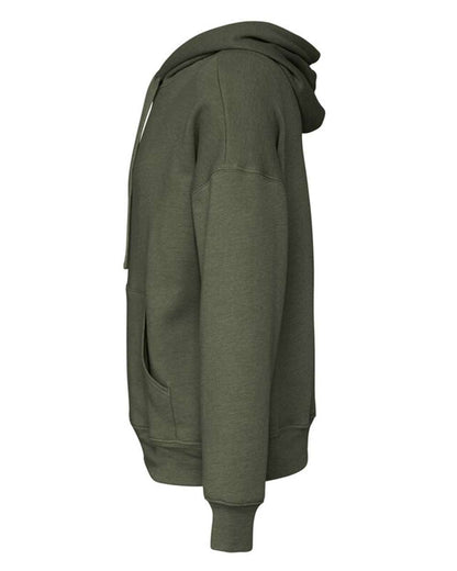 BELLA + CANVAS Sponge Fleece Drop Shoulder Hoodie 3729 #color_Military Green