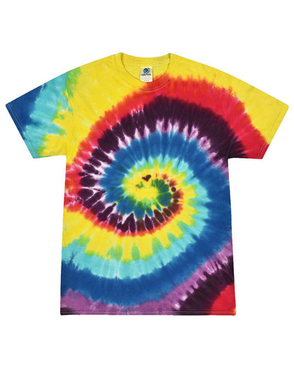 Colortone Youth Multi-Color Tie-Dyed T-Shirt 1000Y #color_Carnival
