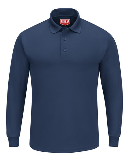 Red Kap Men's Long Sleeve Performance Knit Polo SK6L Red Kap Men's Long Sleeve Performance Knit Polo SK6L