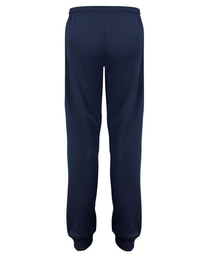 Badger Youth Performance Fleece Joggers 2475 #color_Navy