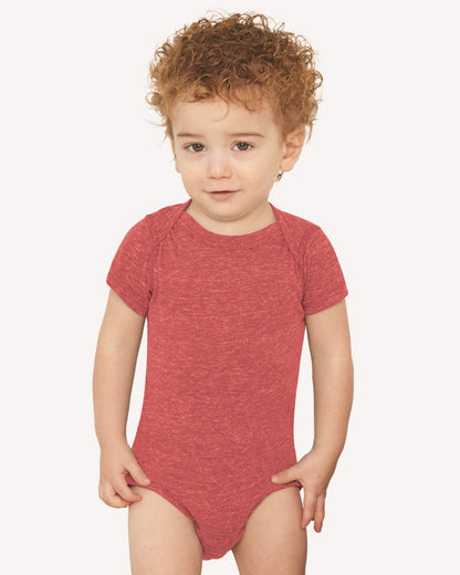 Rabbit Skins Infant Harborside Mélange Bodysuit 4491 Rabbit Skins Infant Harborside Mélange Bodysuit 4491