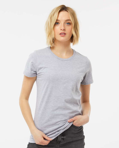 Tultex Women's Premium Cotton T-Shirt 516 #colormdl_Heather Grey