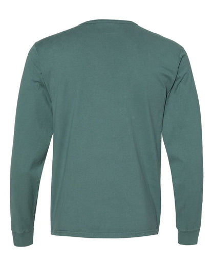 Champion Garment-Dyed Long Sleeve T-Shirt CD200 #color_Cactus
