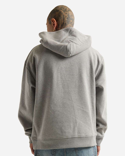 Shaka Wear Men's Essential Super Heavyweight Hooded Sweatshirt SHEHP #colormdl_Heather Grey