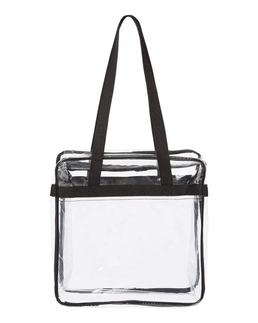 OAD OAD Clear Tote with Zippered Top OAD5005