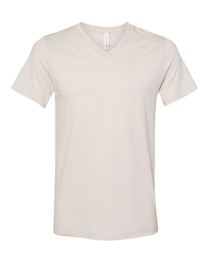 BELLA + CANVAS Heather CVC V-Neck Tee 3005CVC #color_Heather Dust