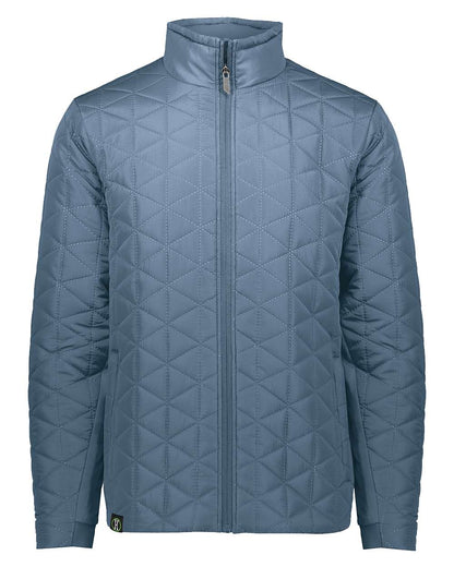 Holloway Men's Repreve® Eco Quilted Jacket 229516 #color_Storm