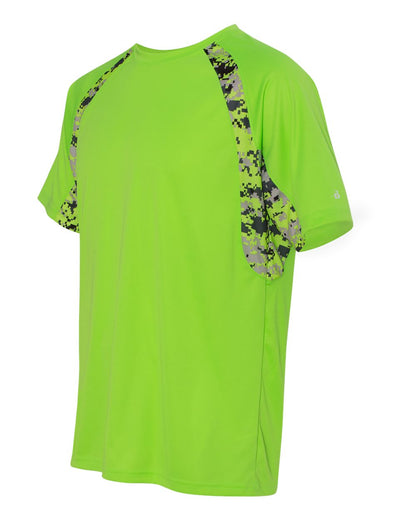 Badger Hook Digital T-Shirt 4140 #color_Lime/ Lime Digital