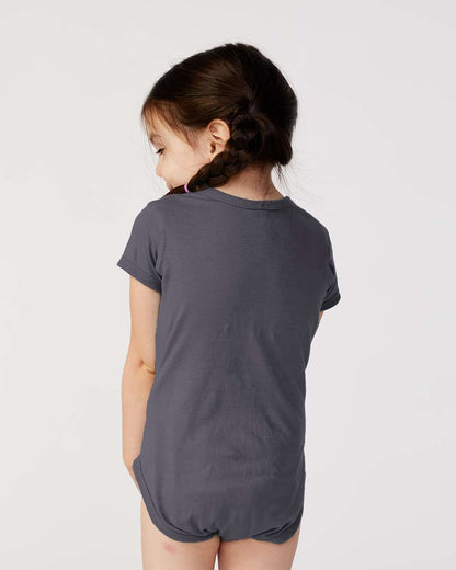 Rabbit Skins Infant Fine Jersey Bodysuit 4424 #colormdl_Slate