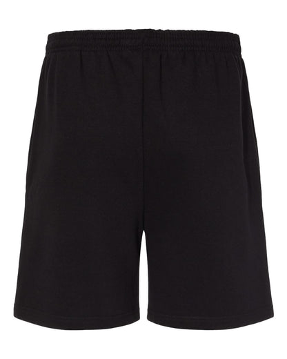 Badger Athletic Fleece Shorts 1207 #color_Black