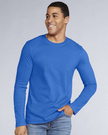 Gildan Softstyle® Long Sleeve T-Shirt 64400 #colormdl_Royal