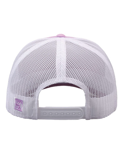 The Game Everyday Trucker Cap GB452E #color_Wisteria Pink/ White