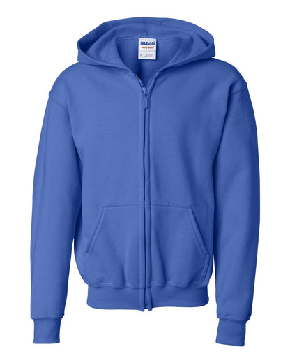 Gildan Youth Heavy Blend™ Full-Zip Hooded Sweatshirt 18600B #color_Royal