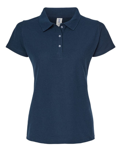 Tultex Women's 50/50 Sport Pique Polo 401 #color_Navy