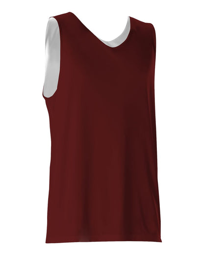 Alleson Athletic Youth Reversible Tank 506CRY #color_Cardinal/ White