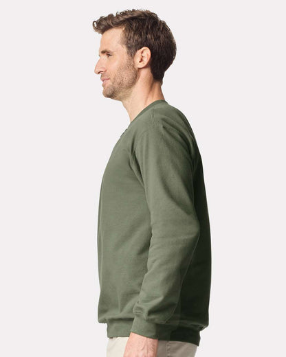 Gildan Unisex Softstyle® Midweight 1/4 Zip Sweatshirt SF008 #colormdl_Military Green