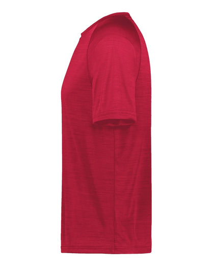 Holloway Youth Eco Revive™ All-Pro T-Shirt 222654 #color_Scarlet Heather