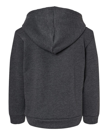 BELLA + CANVAS Toddler Sponge Fleece Pullover Hoodie 3719T #color_Dark Grey Heather