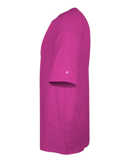 Badger Triblend Performance T-Shirt 4940 #color_Hot Pink Heather