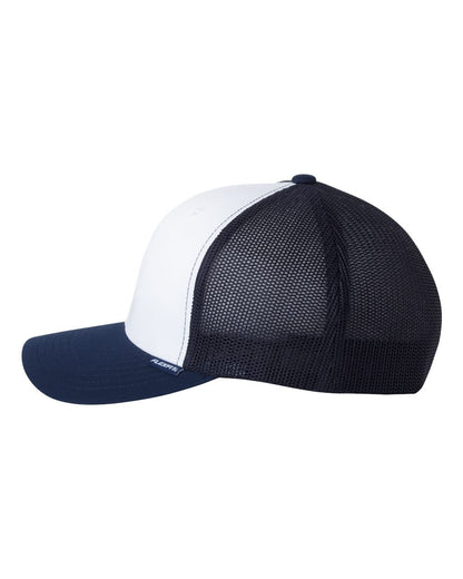 Flexfit Trucker Cap 6511 #color_Navy/ White/ Navy