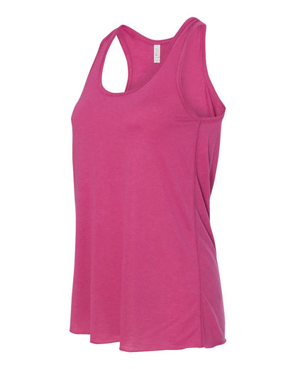 BELLA + CANVAS Women's Flowy Racerback Tank 8800 #color_Berry