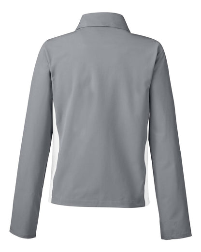 Under Armour Women's Rival Stretch Jacket 1389661 #color_Mod Grey/ White