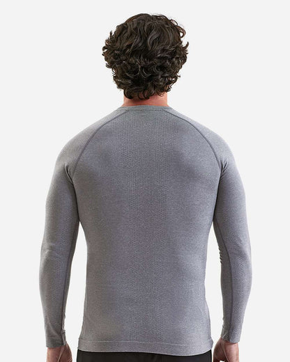 Onna Men's Unstoppable Fresh Long Sleeve Underscrub Base Layer NN270 #colormdl_Heather Grey