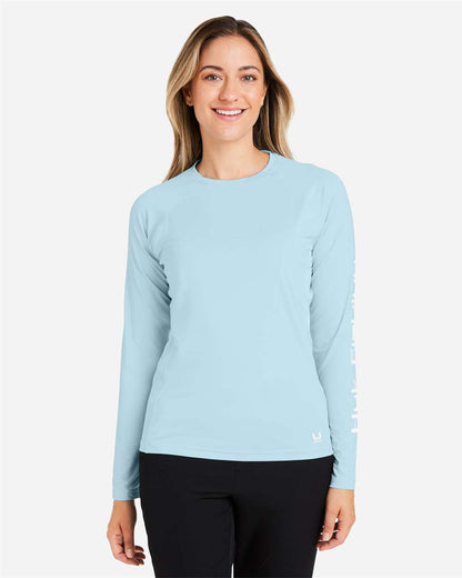 HUK Women's LoPro Pursuit T-Shirt H612L04 #colormdl_Plein Air