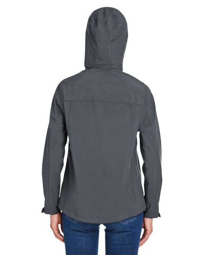 CORE365 Women's Packable Rain Jacket CE712W #colormdl_Carbon