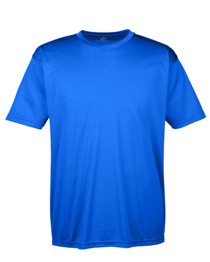 UltraClub Men's Cool & Dry Sport Performance Interlock T-Shirt 8420 #color_Royal