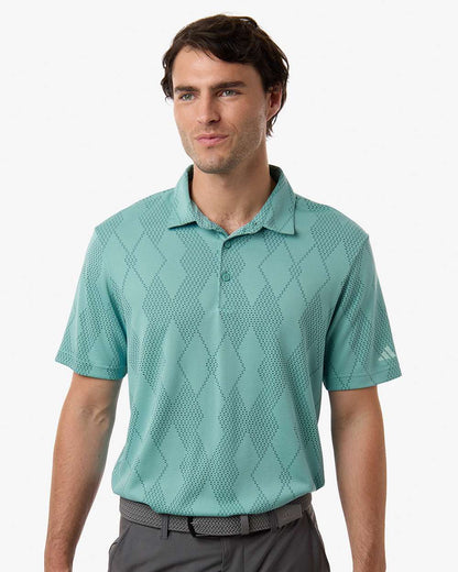 Adidas Men's Ultimate365 Textured Polo A2008 #colormdl_Mint Tone