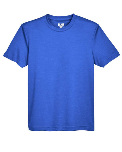 Team 365 Youth Sonic Heather Performance T-Shirt TT11HY #color_Sport Royal Heather
