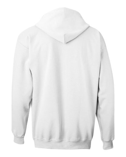 Hanes Unisex Ultimate Cotton® Full-Zip Hooded Sweatshirt F280 #color_White