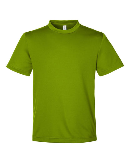 Team 365 Youth Zone Performance Mesh T-Shirt TT15Y #color_Acid Green