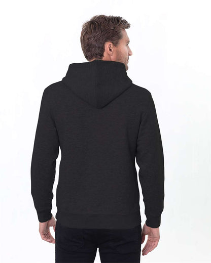 Threadfast Apparel Unisex Epic Fleece Pullover Hooded Sweatshirt T2000 #colormdl_Heather Black