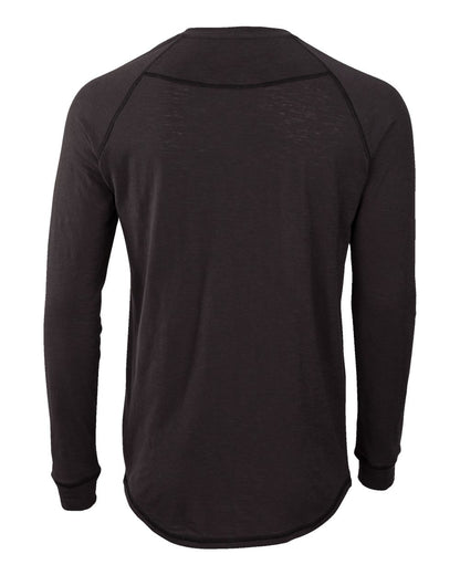 Boxercraft Henley Long Sleeve T-Shirt BM3101 #color_Black