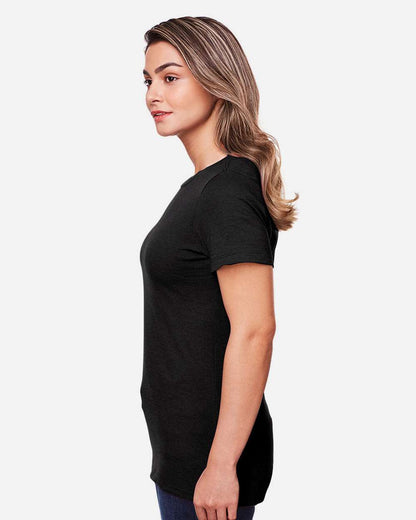Gildan Women's Softstyle® CVC T-Shirt 64001LCVC #colormdl_Pitch Black
