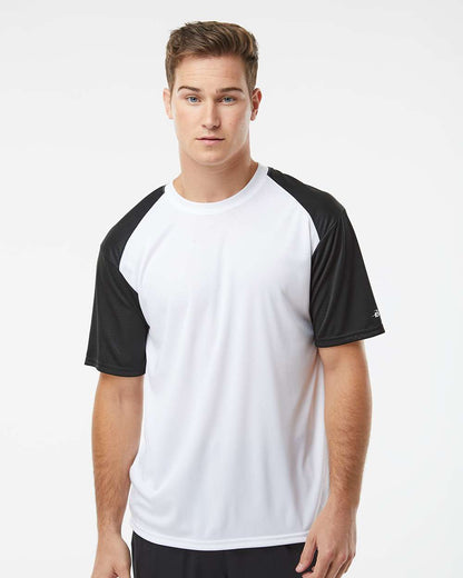 Badger Breakout T-Shirt 4230 #colormdl_White/ Black