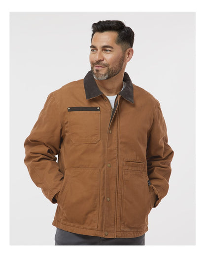 DRI DUCK Rambler Boulder Cloth Jacket Tall Sizes 5091T #colormdl_Saddle