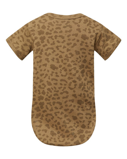 Rabbit Skins Infant Fine Jersey Bodysuit 4424 #color_Brown Leopard