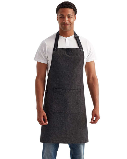 Artisan Collection by Reprime Annex Oxford Bib Apron RP144 #colormdl_Black