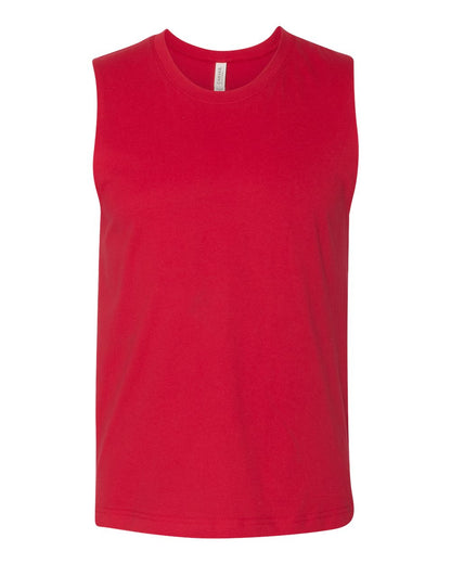 BELLA + CANVAS Jersey Muscle Tank 3483 #color_Red