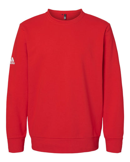 Adidas Fleece Crewneck Sweatshirt A434 #color_Red