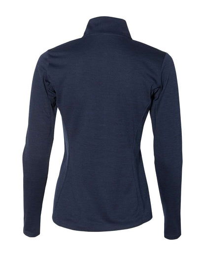 Russell Athletic Women's Striated Quarter-Zip Pullover QZ7EAX #color_Navy