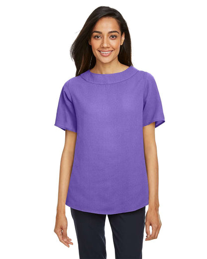 Devon & Jones Women's Perfect Fit™ Boat Neck Blouse DP613W #colormdl_Grape